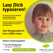 Geben für Leben: Stammzellen-Typisierungsaktion